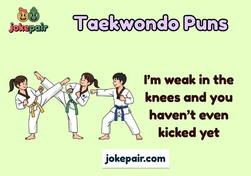 Taekwondo Puns