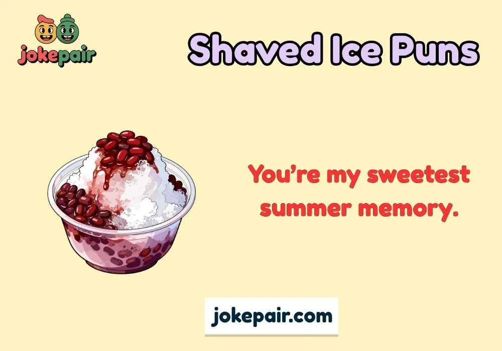 Shaved Ice Puns