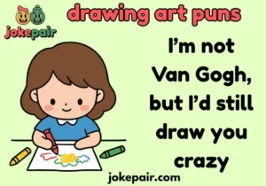 drawing art puns