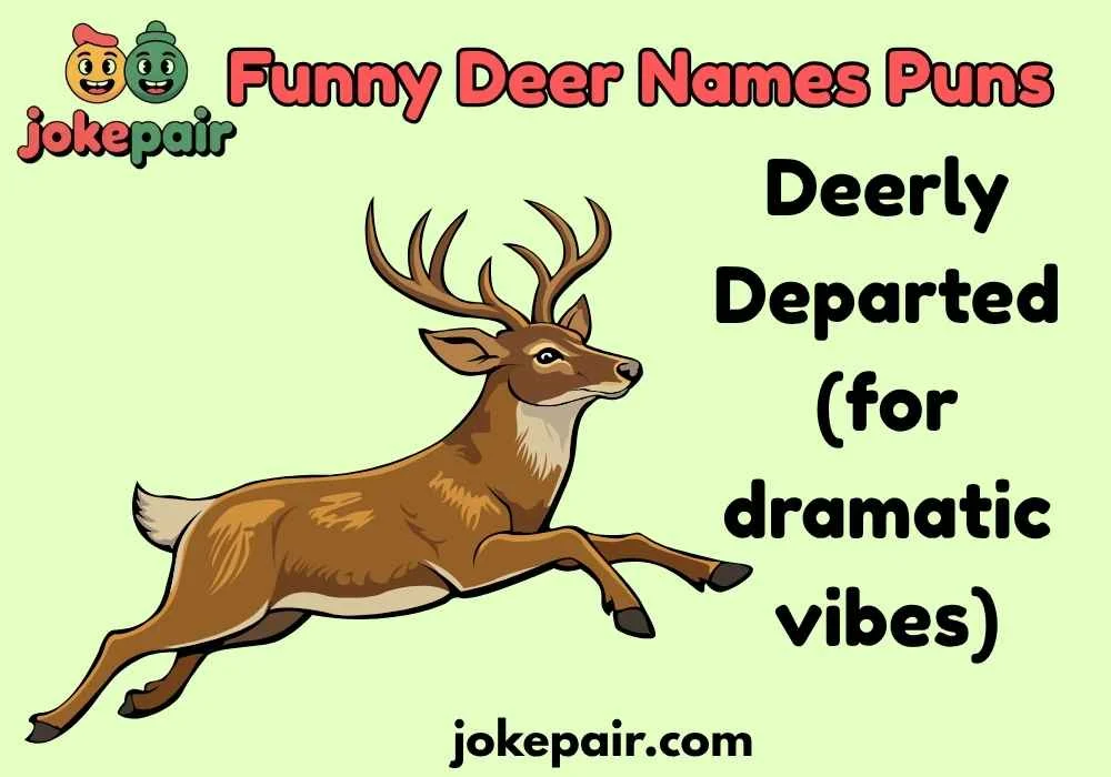 Funny Deer Names Puns