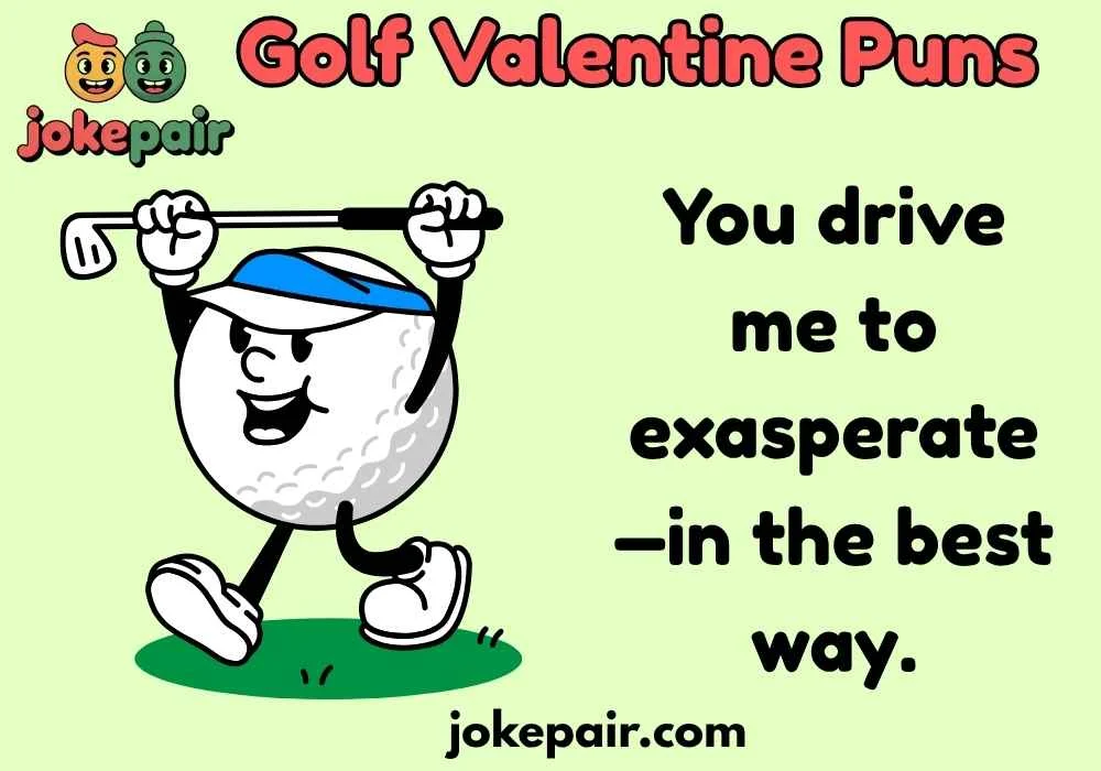 Golf Valentine Puns
