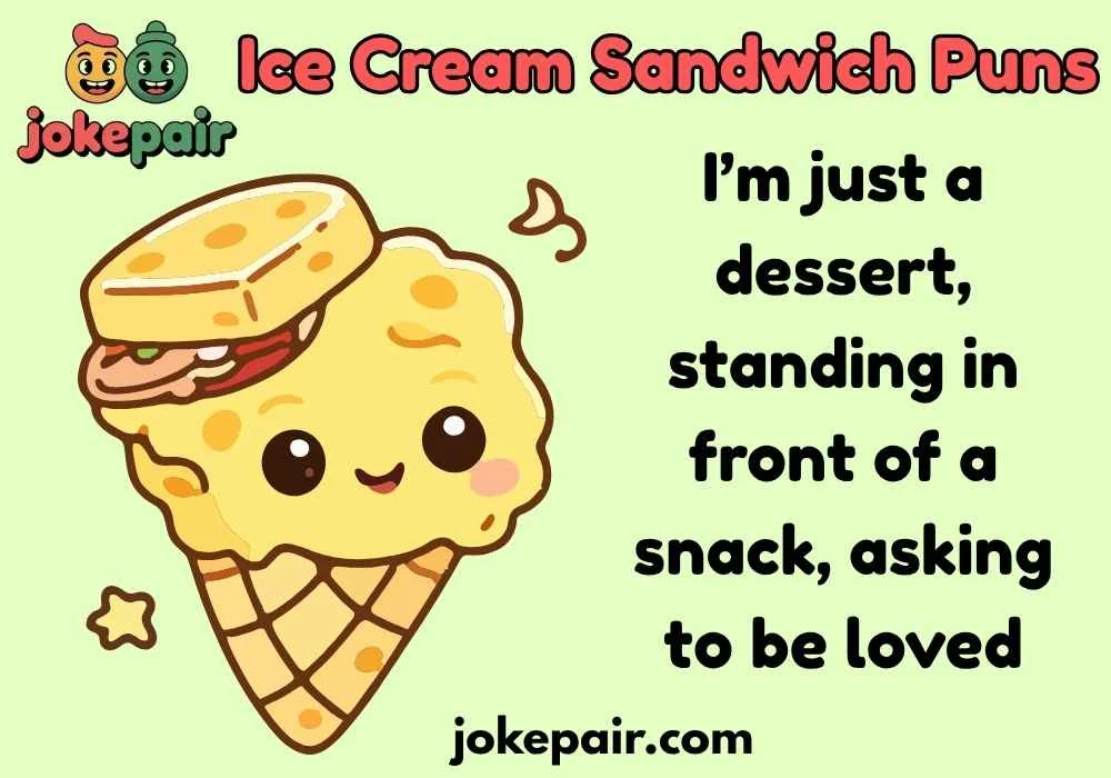 Ice Cream Sandwich Puns