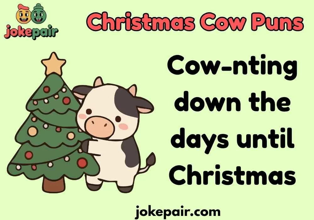 Christmas Cow Puns