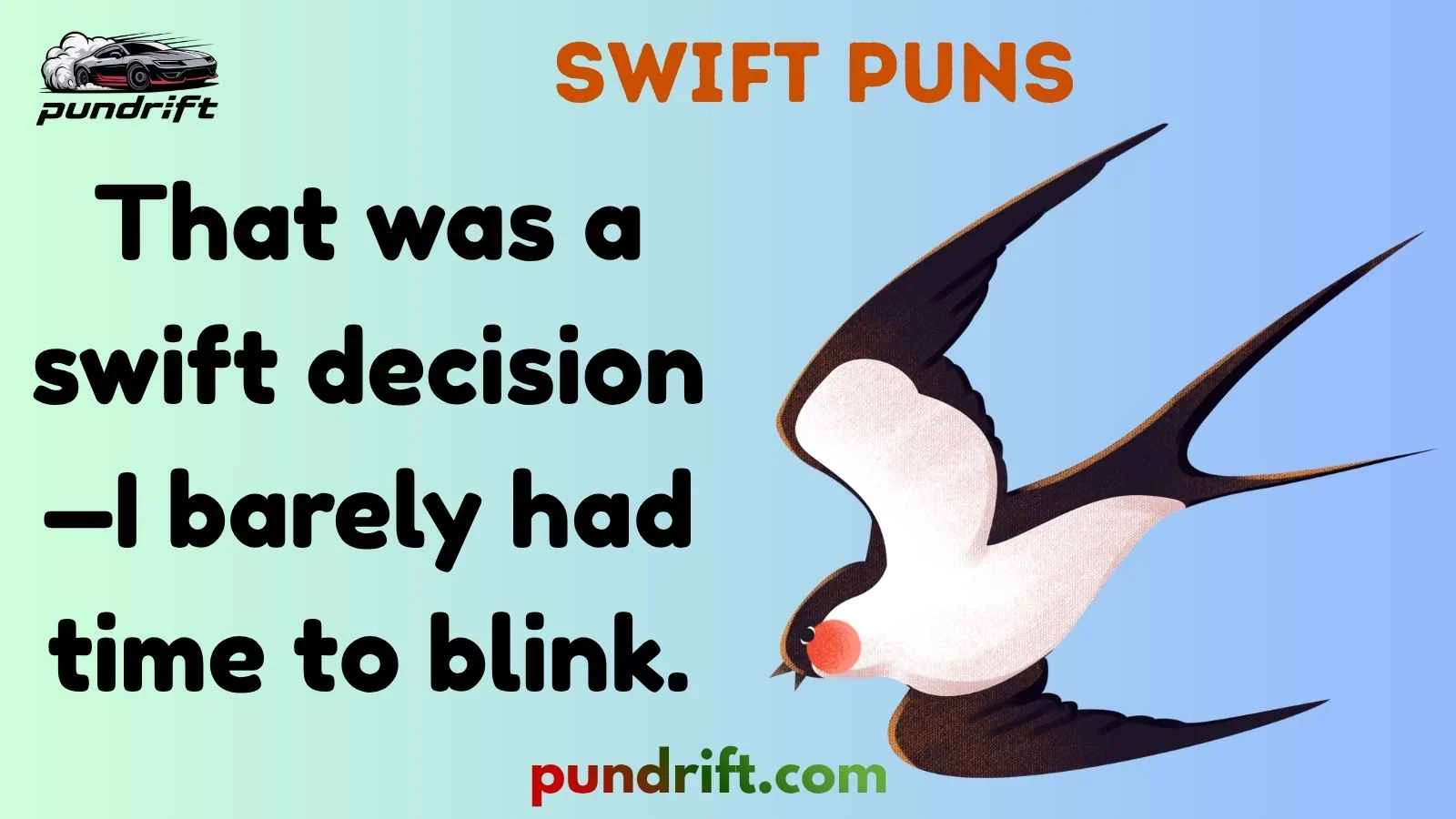 385+ Swift Puns That Are Fast, Funny, and Totally Share-Worthy 2026